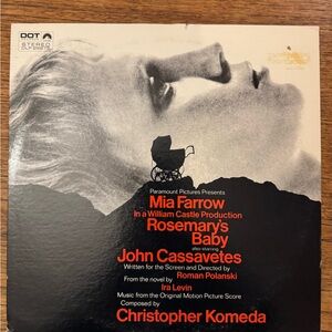 ROSEMARY'S BABY Roman Polanski vinyl Original 1968